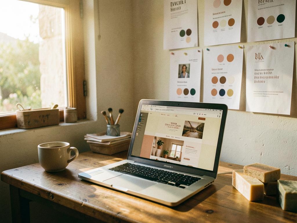 Disseny d'una botiga online artesana amb estructura i identitat visual